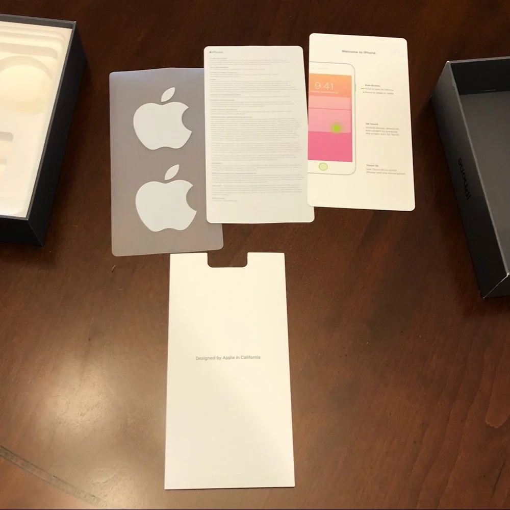 Original‎ Empty Apple iPhone 8 256GB Gray/ Black Box (No contain the cell phone)